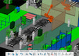 <strong>DELMIA Virtual Factory </strong><br>
Provides solutions for the creation and simulation of a 3D virtual twin of your factory. 3D layout models of the machines, workcells, lines and plants can be created, from a 2D drawing or from a point cloud scan of your actual facility. Enabling factory flow simulation analyses in order to optimise material flows and improve productivity.