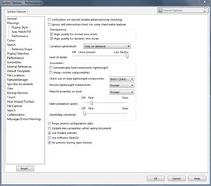 Improving SolidWorks Performance