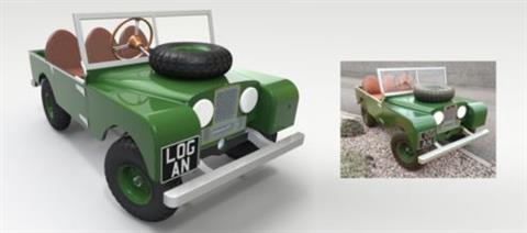 Series 1 Land Rover pedal car made easy with Solid