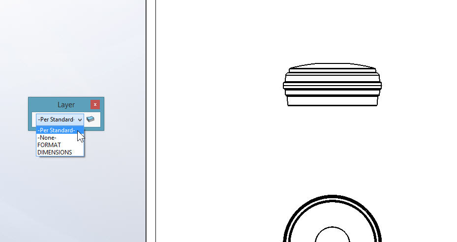 Set Per Standard layer