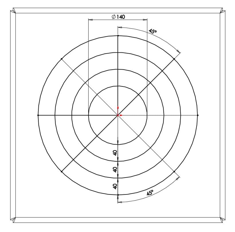 Sheet Metal Vent Sketch